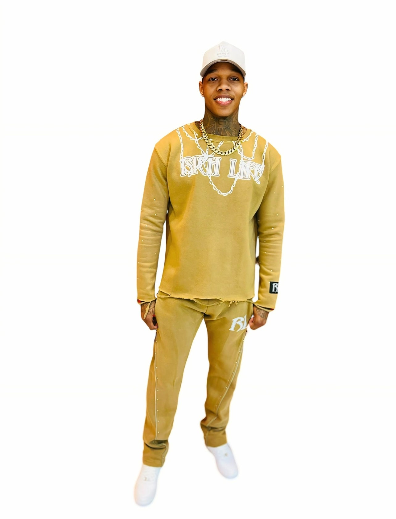 RL KHAKI CREW STACK SET